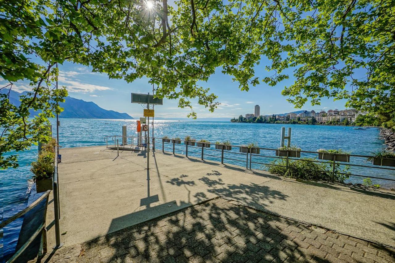 Soft Glam 1-Bedroom Appt - Lake & Mountain View Montreux Exterior foto